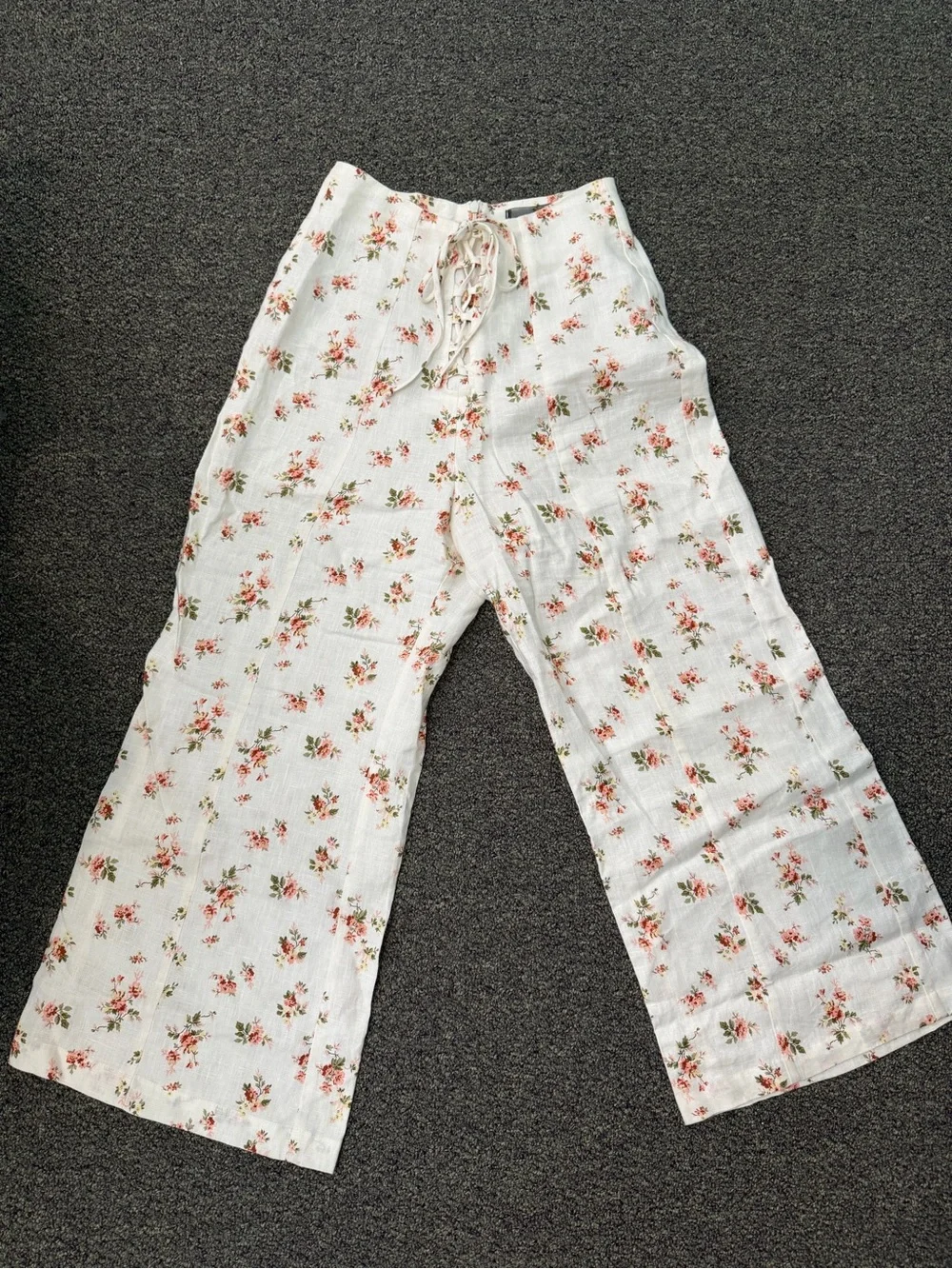 Reformation Linen floral pants